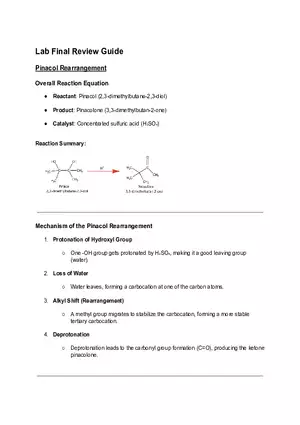 Pinacol Rearrangement