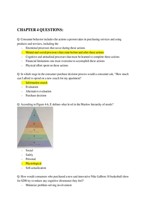 Marketing Fundamentals Midterm Answer Key Part 3