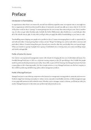 Introduction to Teambuilding 1