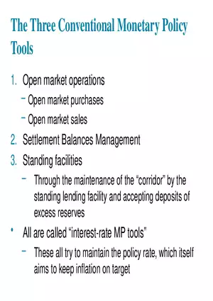 Chapter 16 Tools of Monetary Policy Part 3