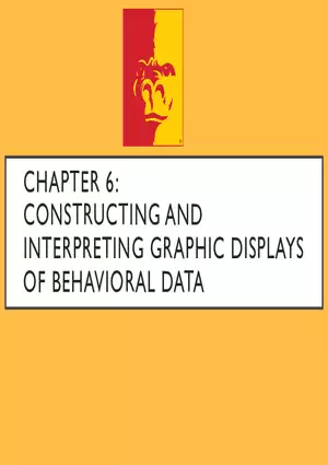 Constructing and Interpreting Graphic Displays of Behavioral Data