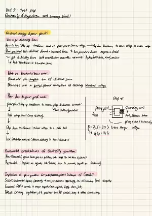 Sara Electricity Notes
