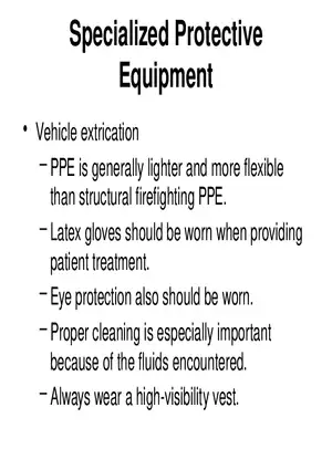 Chapter 3 Personal Protective Equipment Part 4
