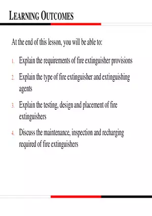 Portable Fire Extinguishers