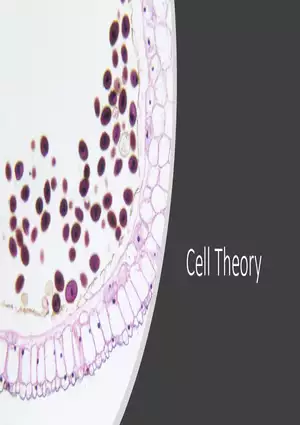 Discovery of the Cells Lecture