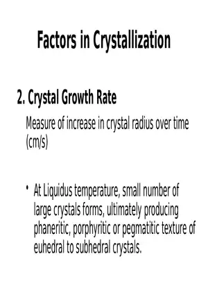 Textures of Igneous Rocks Lecture Part 2