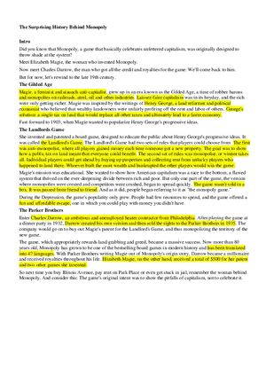 The Surprising History Behind Monopoly