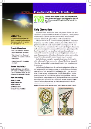 Planetary Motion and Gravitation Guide