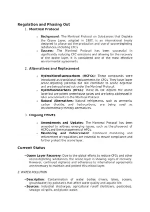 Foundations of Environmental Science Study Guide 2