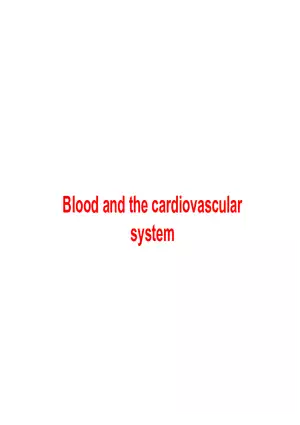 Organ Systems of the Body - Cardiovascular System