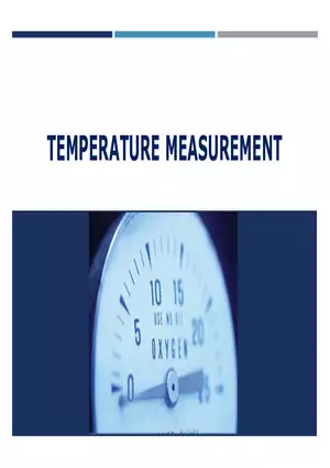 Temperature Measurement