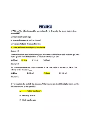 Fundamental Concepts in Mechanics and Thermodynamics