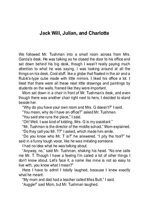 Jack Will, Julian, and Charlotte