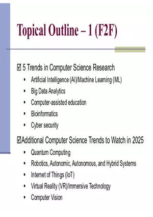 5 Trends in Computer Science Research