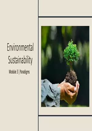 Environmental Sustainability