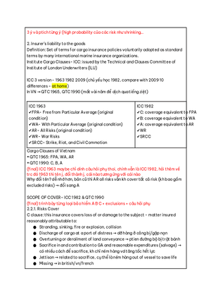 Marine Insurance Study Guide Part 3