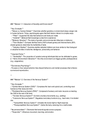 Interaction of Heredity and Environment