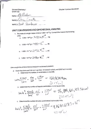 Chapter 1 Lecture Worksheet