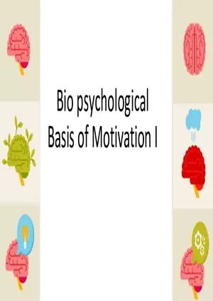 Basis of Motivation