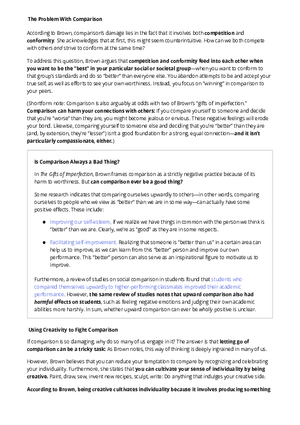 The Gifts of Imperfection Summary 2