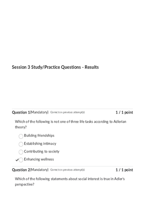 Key Concepts in Adlerian Theory Life Tasks and Social Interest