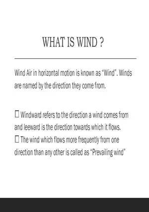 What is Wind