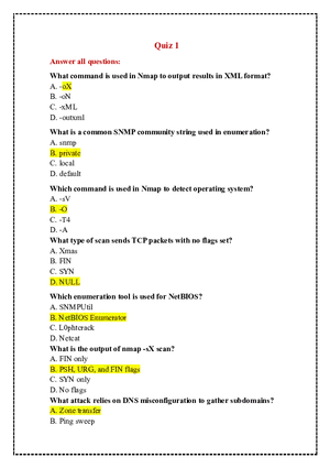 Common Commands and Tools in Network Scanning and Enumeration