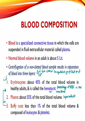 Blood Composition