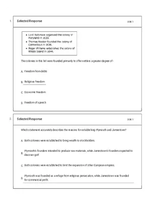 Foundations and Motivations Behind Early American Colonies
