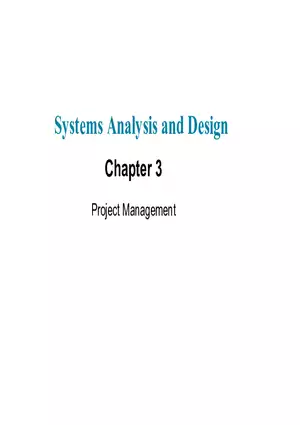 Systems Analysis and Design Learning Objectives 3