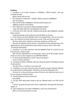 Buddhism - Founder, Doctrine, and Predictions