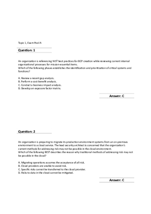Identification and Prioritization of Critical Systems in BCP