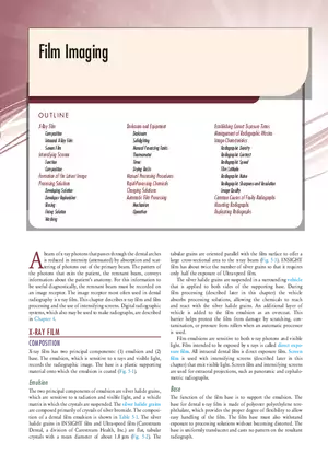 Film Imaging Study Guide