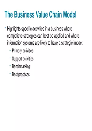 Achieving Competitive Advantage Part 2