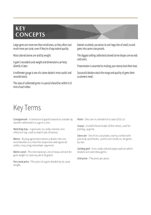Fundamentals of Gemstone Valuation and Handling
