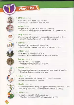 English Unit 1 World List