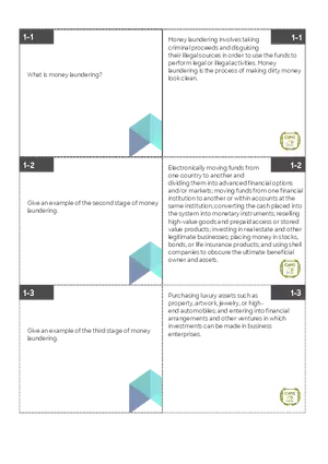 Stages and Definition of Money Laundering