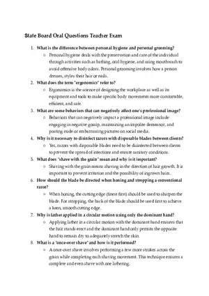 State Board Oral Questions Teacher Exam