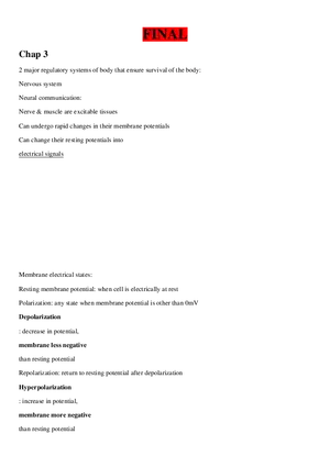 Chapter 3 Membrane Electrical States