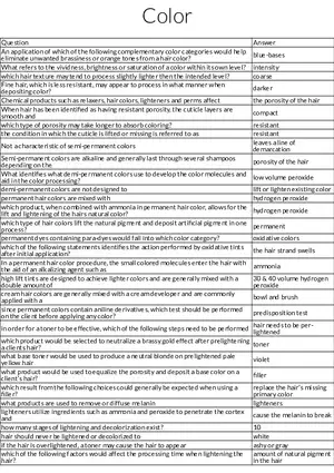 Color Chapter 13 Table Review