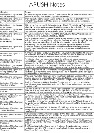 Early English Colonies and Key Figures in Virginia