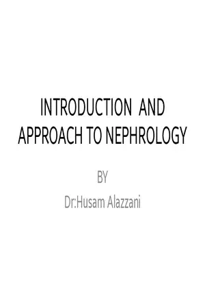 Introduction and Approach to Nephrology