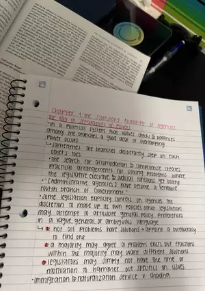 The Statutory Authority of Agencies the Law of Separation of Powers