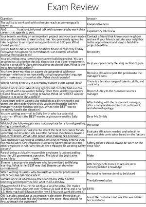 Workplace Skills, Professionalism, and Conflict Resolution