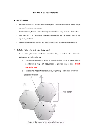 Mobile Device Forensics