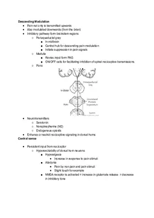 Pain Receptor 1 Lecture 2