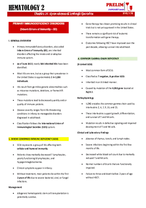 Nonmalignant Leukocyte Disorders