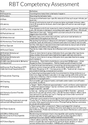 Applied Behavior Analysis