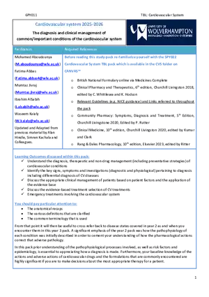 CVS Study pack 2025 6PY updated