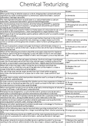 Alkaline Wave on a Client Ch 12 Table Review